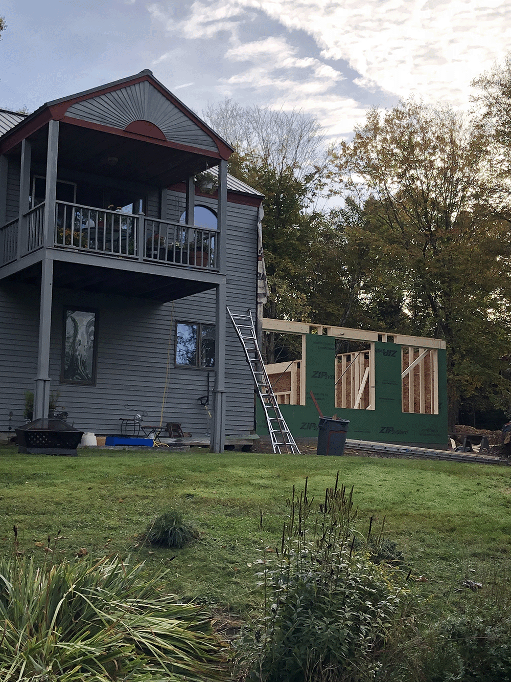 Home addition in progress