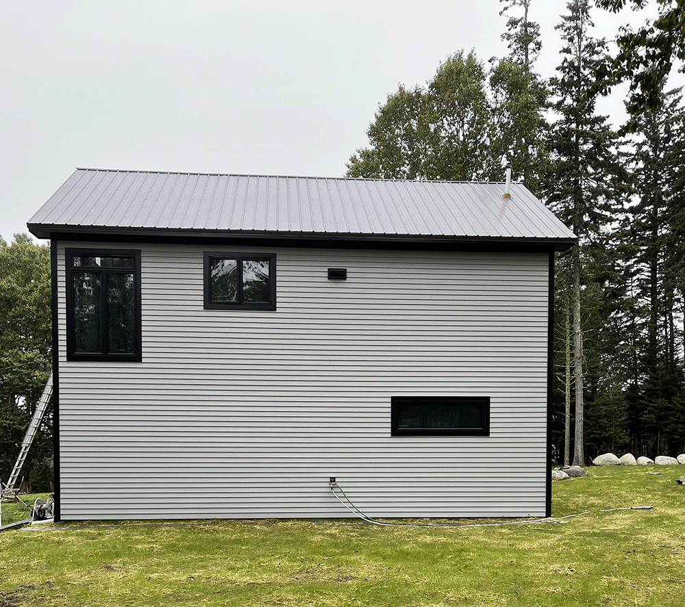 Custom home exterior